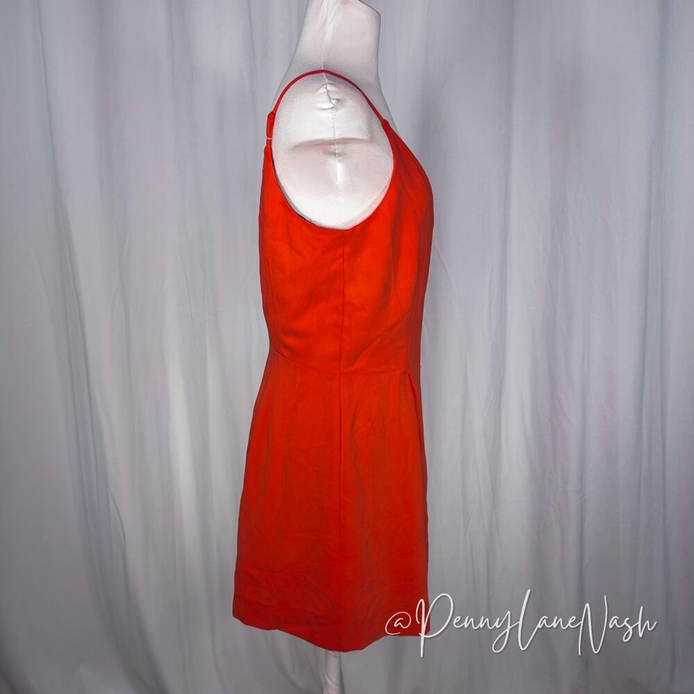 Bebe Poy Sleeveless Lace Back Romper Poppy Red - Picture 4 of 10